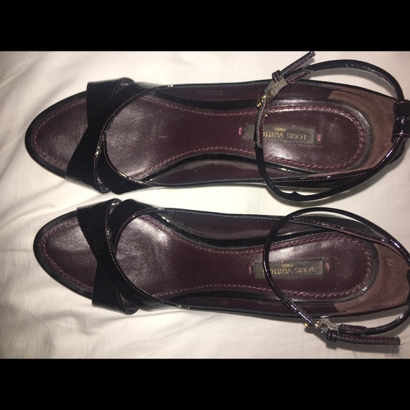 louis vuitton high heeled sling backs - Picture 1 of 8